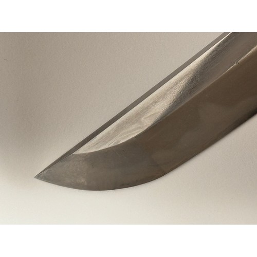 324 - A Japanese Second World War Period Katana sword, Tang signed Kane Mitsu dated 1943, blade has been r... 