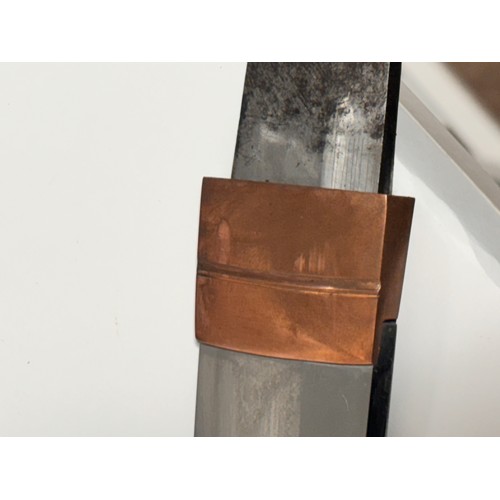 324 - A Japanese Second World War Period Katana sword, Tang signed Kane Mitsu dated 1943, blade has been r... 