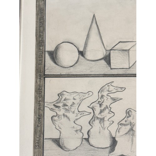 732A - Tiger Tateishi (1941 - 1998), All Cone And Cube Are Reduced To Nature, 1973, signed in pencil with s... 