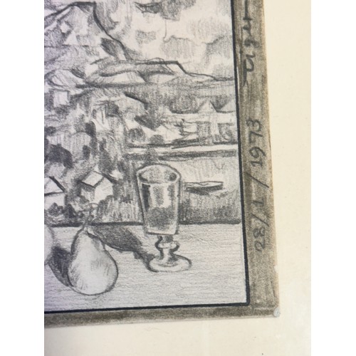 732A - Tiger Tateishi (1941 - 1998), All Cone And Cube Are Reduced To Nature, 1973, signed in pencil with s... 