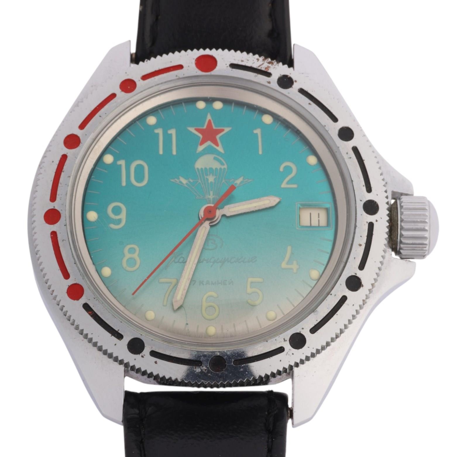 VOSTOK - a Vintage Russian chrome plated Paratrooper