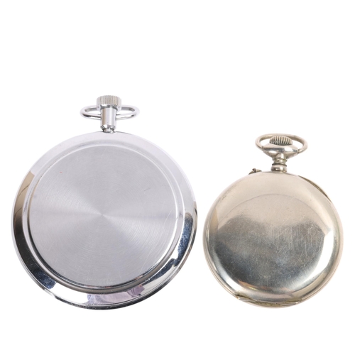 1060 - 2 Goliath pocket watches, comprising Automobile Regulateur and Smiths, both working order (2)