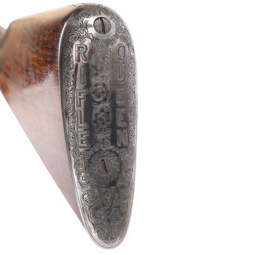 1 - Annie Oakley’s “Rifle Queen” Presentation Engraved Daw’s 408 Pin-Fire Smooth Bore Target Gun - 

Cra... 