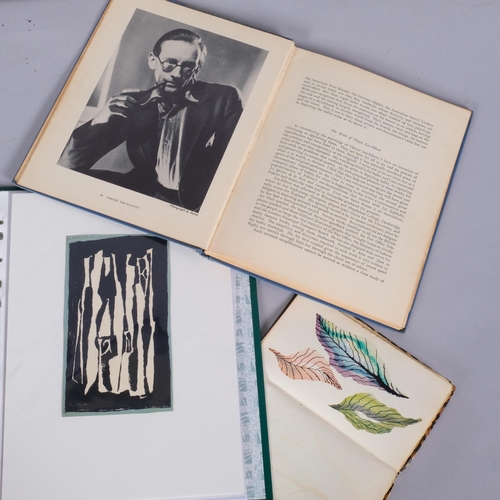 725 - Theyre Lee-Elliot (1903-1988) a folio of original watercolour/gouache paintings and sketches, 1950s ... 