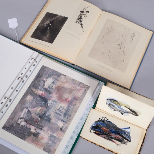 725 - Theyre Lee-Elliot (1903-1988) a folio of original watercolour/gouache paintings and sketches, 1950s ... 
