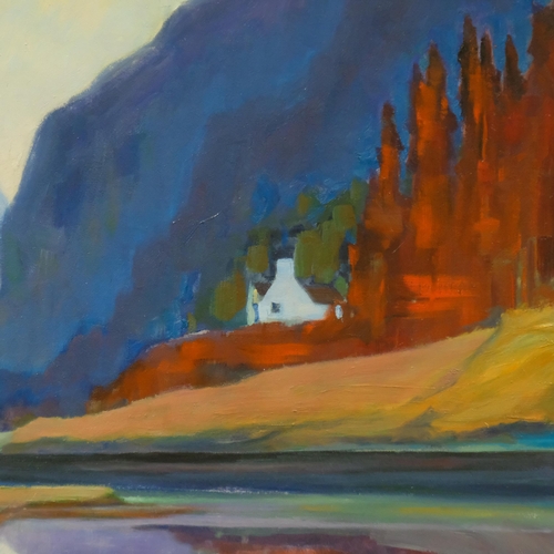 733 - Byron Howard (1934 - 2014) 'Towards Torriden' 1996, oil on canvas, 57cm x 62cm, framed
