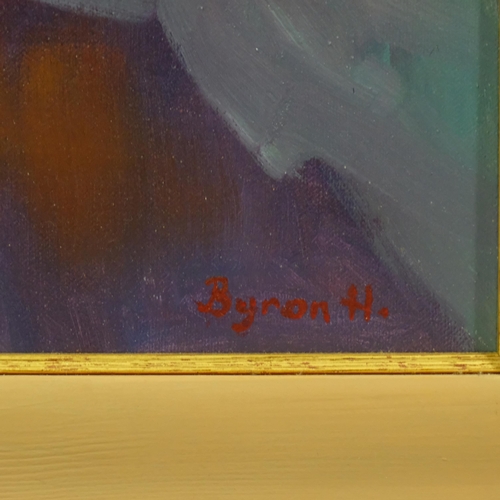 733 - Byron Howard (1934 - 2014) 'Towards Torriden' 1996, oil on canvas, 57cm x 62cm, framed