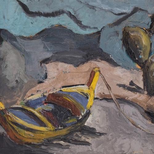 779 - Continental fisherman, mid-20th century oil on canvas, unsigned, 45cm x 61cm, framed