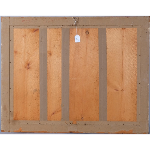 939 - Pre-Raphaelite School, Nativity scene, watercolour on paper laid on canvas, unsigned, 73cm x 92cm, u... 