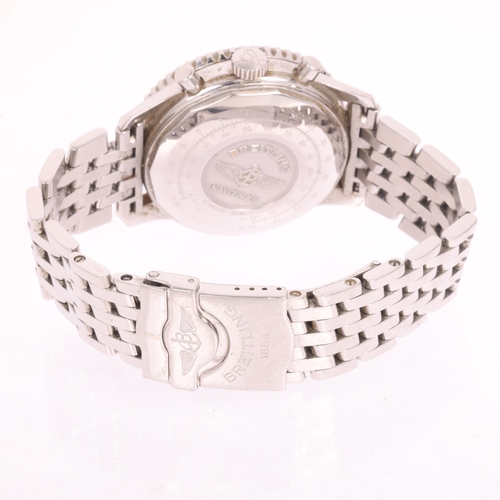 1000 - BREITLING - a stainless steel Navitimer automatic chronograph calendar bracelet watch, ref. A13022, ... 
