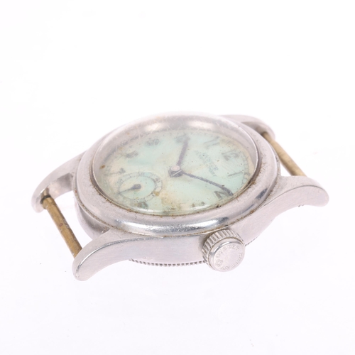 1005 - ROLEX - a stainless steel Oyster Junior Sport mechanical wristwatch head, ref. 2784, circa 1939, sil... 