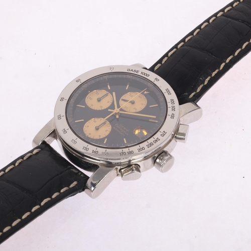 1008 - GIRARD-PERREGAUX - a stainless steel GP 7000 automatic chronograph calendar wristwatch, ref. 7000 GB... 