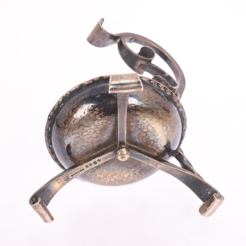 1059 - A Smiths chrome plated Ranger open-face keyless pocket watch, American Plains landscape dial with bl... 