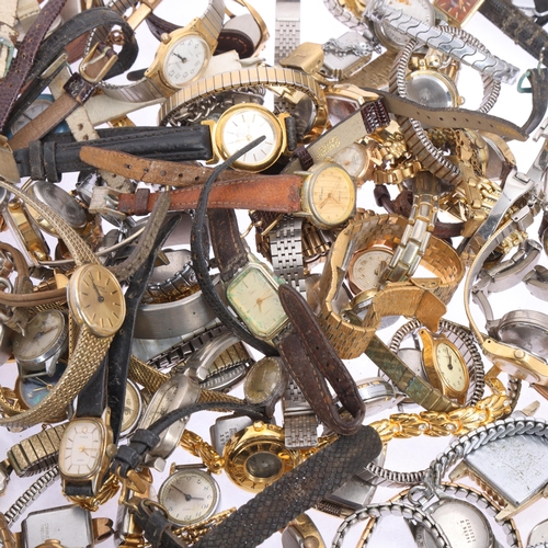 1077 - A large quantity of lady's wristwatches, including Rotary, Majex, Oris, Avia, etc