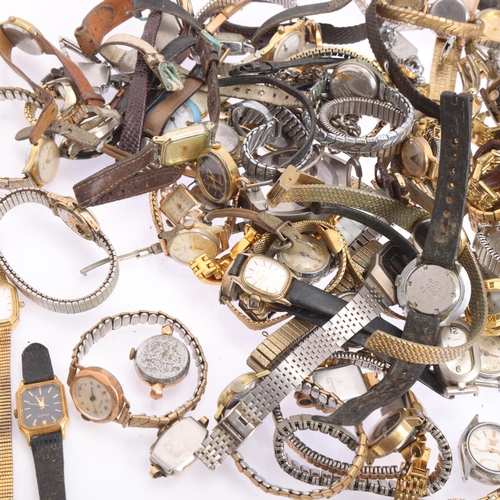 1077 - A large quantity of lady's wristwatches, including Rotary, Majex, Oris, Avia, etc
