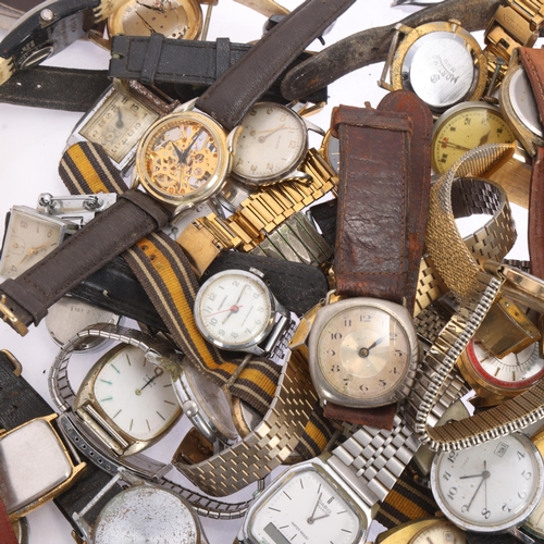 1078 - A large quantity of wristwatches, including Casio quartz, Sekonda, Smiths, Timex, etc