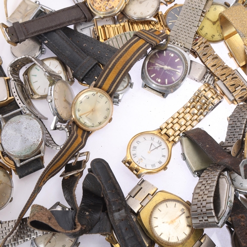 1078 - A large quantity of wristwatches, including Casio quartz, Sekonda, Smiths, Timex, etc