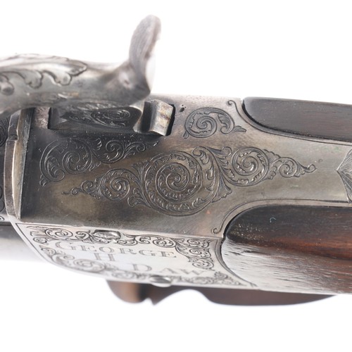 1 - Annie Oakley’s “Rifle Queen” Presentation Engraved Daw’s 408 Pin-Fire Smooth Bore Target Gun - 

Cra... 