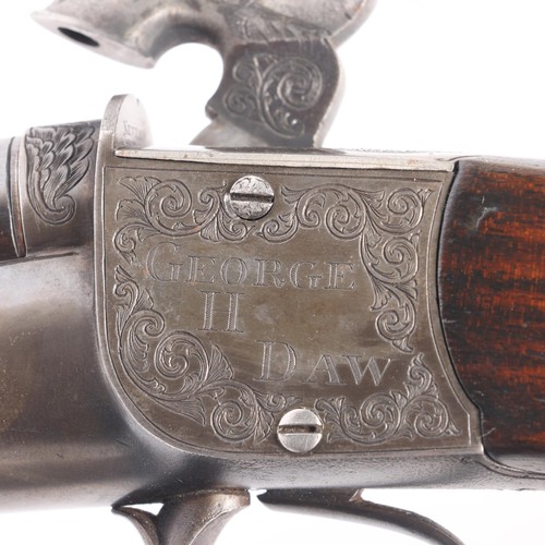 1 - Annie Oakley’s “Rifle Queen” Presentation Engraved Daw’s 408 Pin-Fire Smooth Bore Target Gun - 

Cra... 