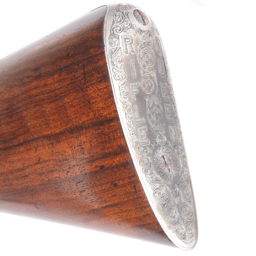 1 - Annie Oakley’s “Rifle Queen” Presentation Engraved Daw’s 408 Pin-Fire Smooth Bore Target Gun - 

Cra... 