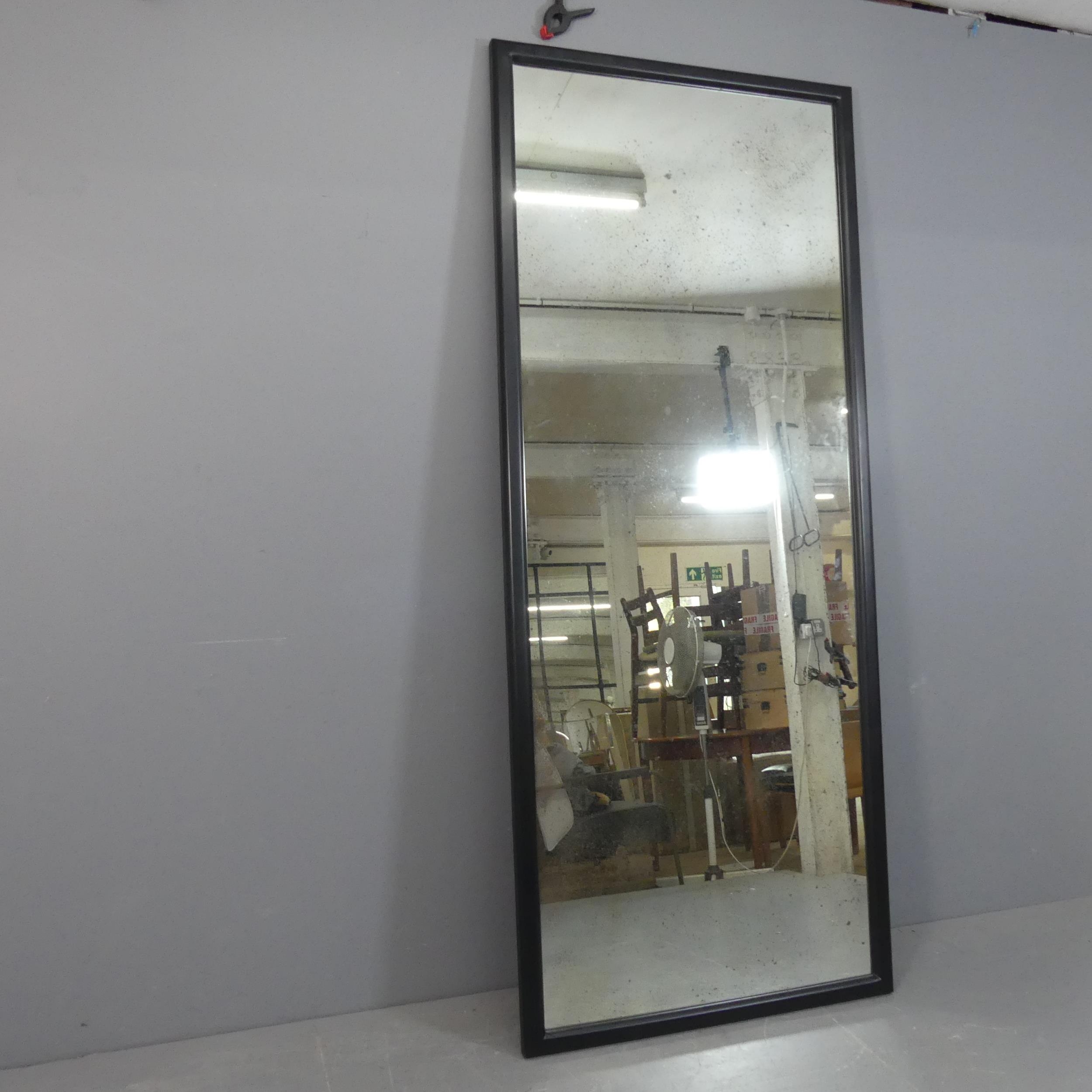 A large and impressive contemporary rectangular wall mirror. Width ...