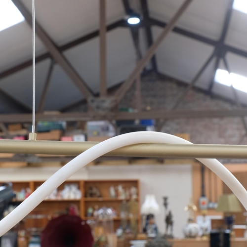 HEALS - a wave ceiling pendant chandelier, current RRP £149, sold as seen