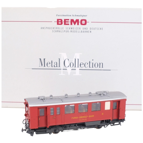 TRAINS - Bemo, HOe.HOm.m 1:87, a FO CFHM2/2 22 carriage, unused