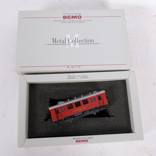 TRAINS - Bemo, HOe.HOm.m 1:87, a FO CFHM2/2 22 carriage, unused