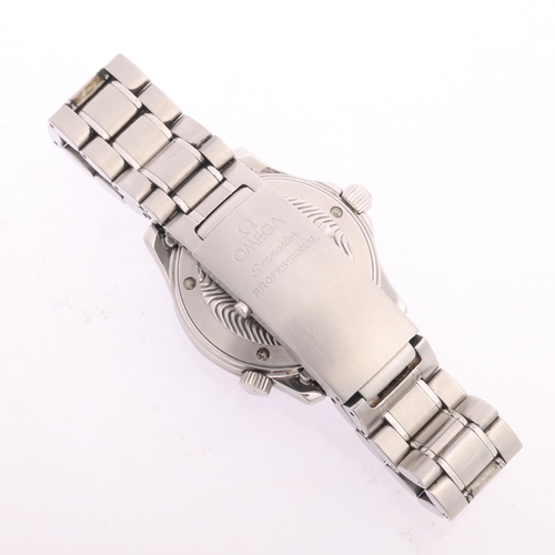 1000 - OMEGA - a stainless steel Seamaster Professional 300M quartz calendar bracelet watch, ref. 196.1641,... 
