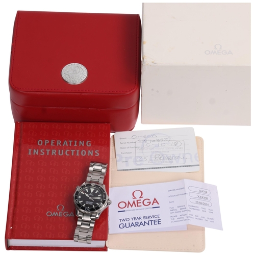 1000 - OMEGA - a stainless steel Seamaster Professional 300M quartz calendar bracelet watch, ref. 196.1641,... 