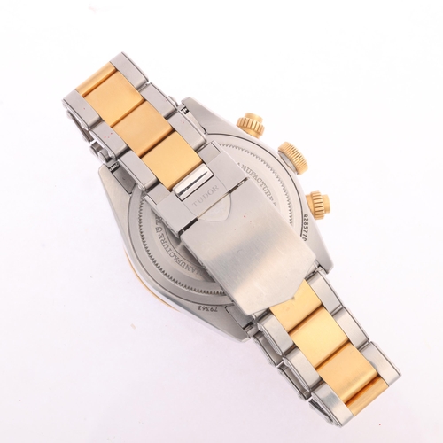 1001 - TUDOR - a bi-metal Black Bay Chrono Chronometer automatic chronograph calendar bracelet watch, ref. ... 