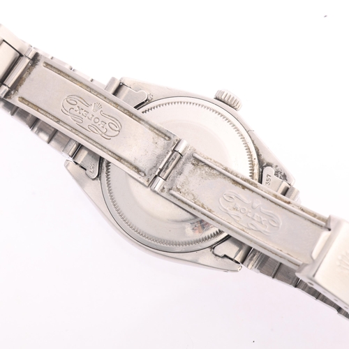 1004 - ROLEX - a Vintage stainless steel Oyster Perpetual Air-King-Date Precision automatic calendar bracel... 