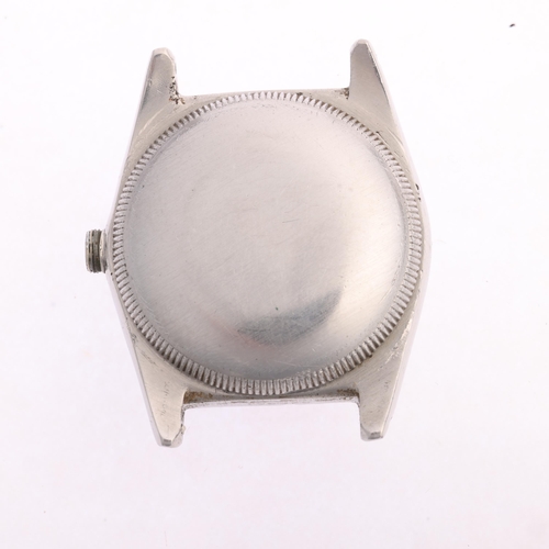 1021 - ROLEX - a Vintage stainless steel Oyster 'Bubble Back' wristwatch case, ref. 2940, circa 1946, seria... 