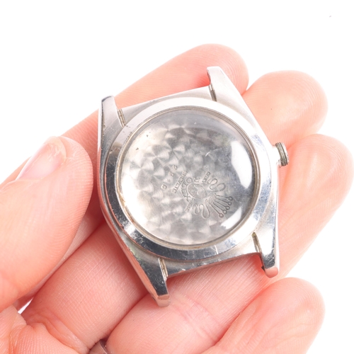 1021 - ROLEX - a Vintage stainless steel Oyster 'Bubble Back' wristwatch case, ref. 2940, circa 1946, seria... 