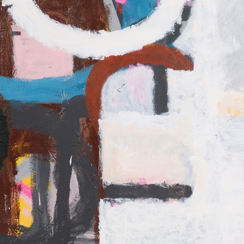 500 - Peter Waldron (1941 - 2022), Totem Painting 3, acrylic on canvas, 125cm x 125cm, unframed, gallery l... 