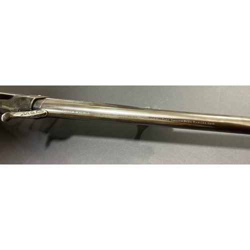 1 - Annie Oakley’s “Rifle Queen” Presentation Engraved Daw’s 408 Pin-Fire Smooth Bore Target Gun - 

Cra... 