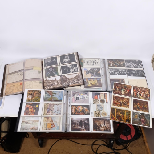 96 - 3 albums of modern postcards, including The Holy Land Syria Idumea Arabia, studies after Eric Ravili... 