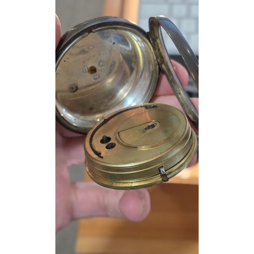 1046 - 3 silver pocket watches, including Waltham and H Samuel, all not currently working (3)
