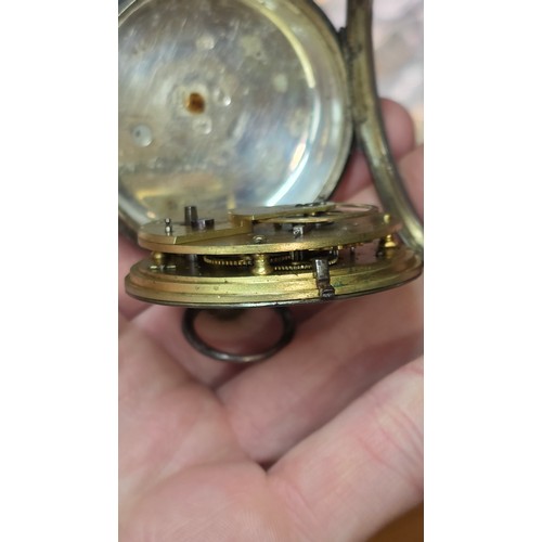 1046 - 3 silver pocket watches, including Waltham and H Samuel, all not currently working (3)