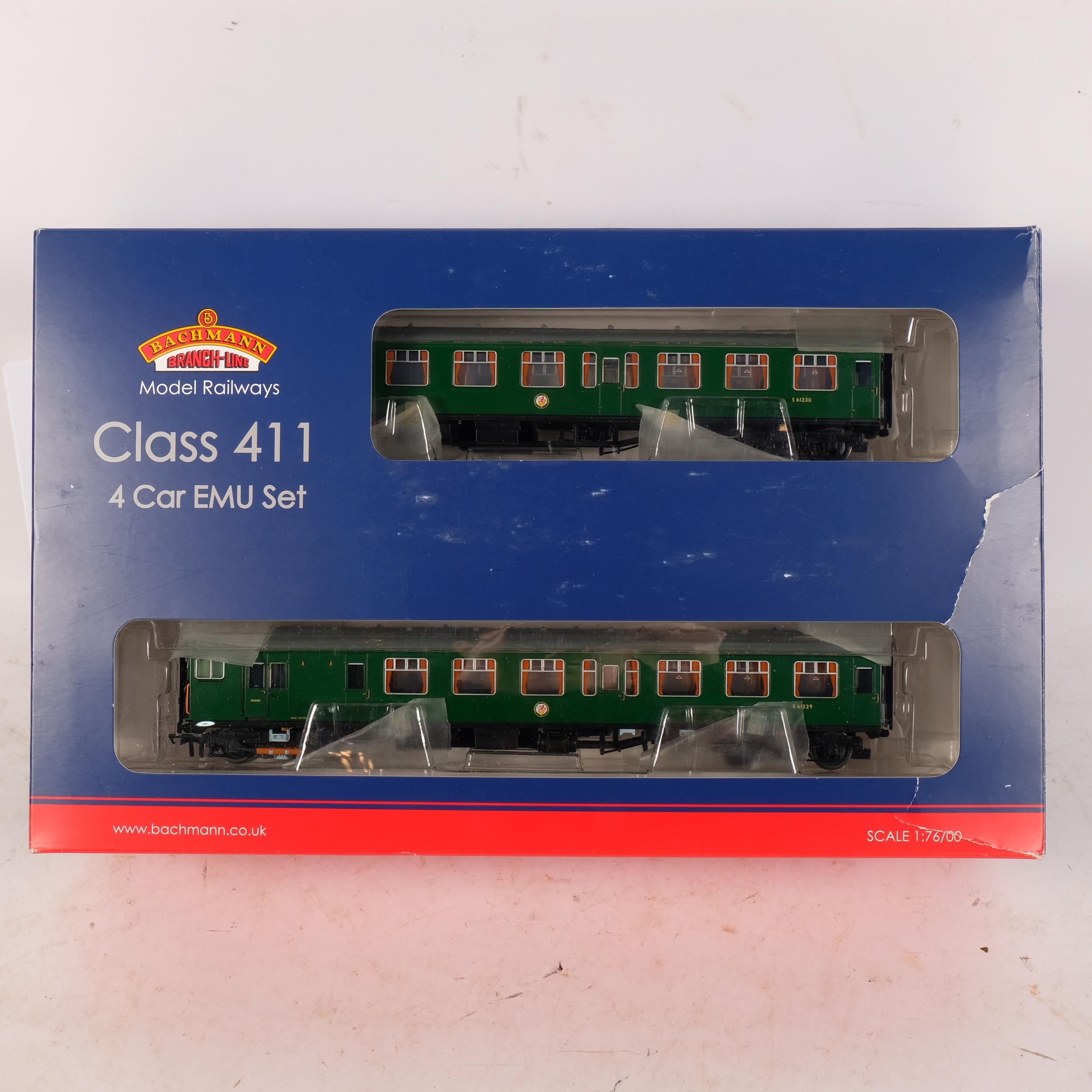Bachmann branch line model railways, class 411 4-car Emu set, boxed