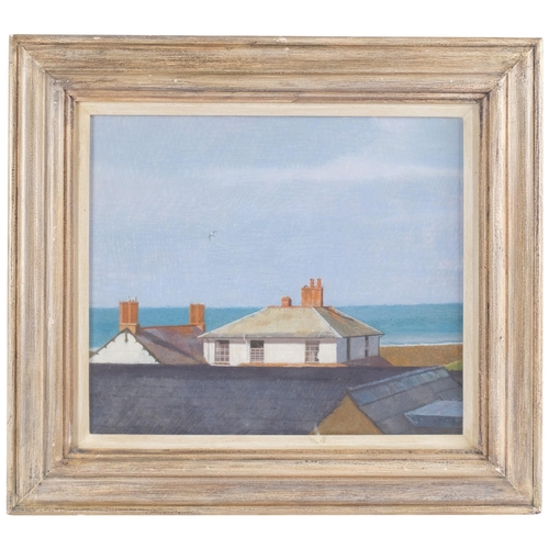 Roger Coleman (born 1930), Rooftops, oil on board, 31cm x 36cm, framed ...