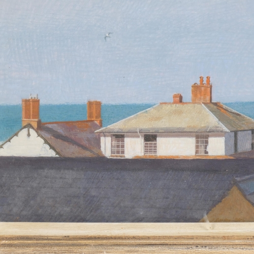 Roger Coleman (born 1930), Rooftops, oil on board, 31cm x 36cm, framed ...