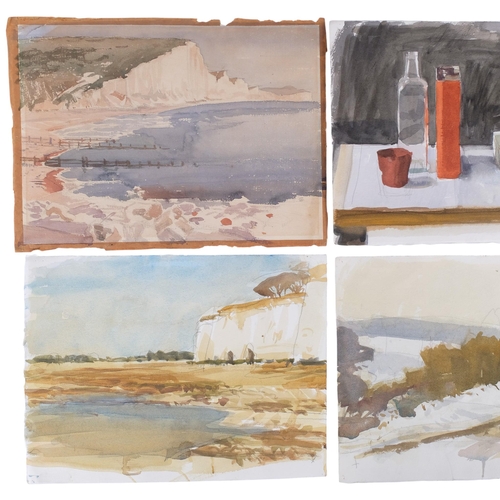 Roger Coleman (born 1930), small group of watercolours, including ...