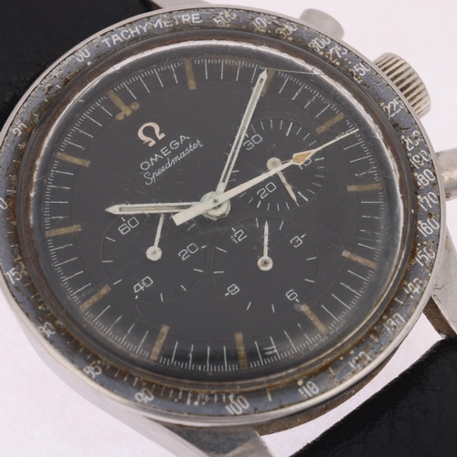 1000 - OMEGA - a stainless steel Speedmaster Pre-Moon 'Ed White' mechanical chronograph wristwatch, ref. 10... 