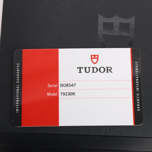 1006 - TUDOR - a stainless steel Heritage Black Bay automatic wristwatch, ref. 79230R, circa 2019, black di... 