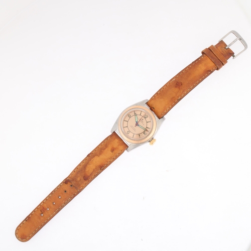 1007 - ROLEX - a Vintage bi-metal Oyster Perpetual 'Bubbleback' automatic chronometer wristwatch, ref. 5010... 