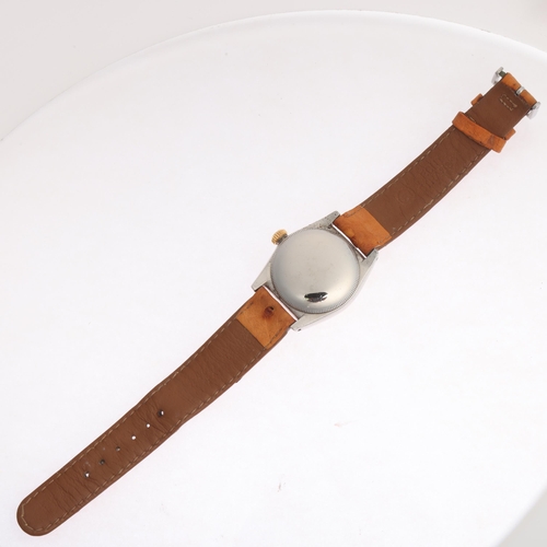 1007 - ROLEX - a Vintage bi-metal Oyster Perpetual 'Bubbleback' automatic chronometer wristwatch, ref. 5010... 
