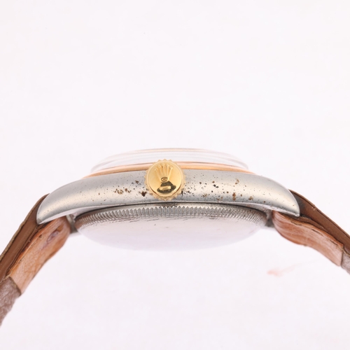 1007 - ROLEX - a Vintage bi-metal Oyster Perpetual 'Bubbleback' automatic chronometer wristwatch, ref. 5010... 