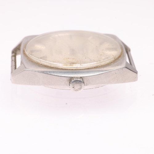 1027 - LONGINES - a Vintage stainless steel Ultra-Chron automatic chronometer calendar wristwatch head, ref... 