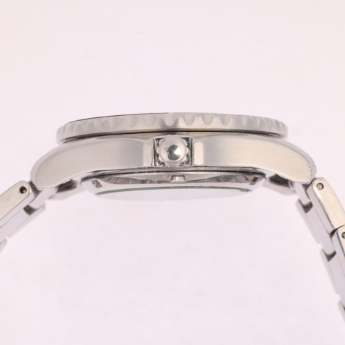 1028 - SEIKO 5 - a stainless steel Sports automatic calendar bracelet watch, ref. 7S36-03C0, black dial wit... 